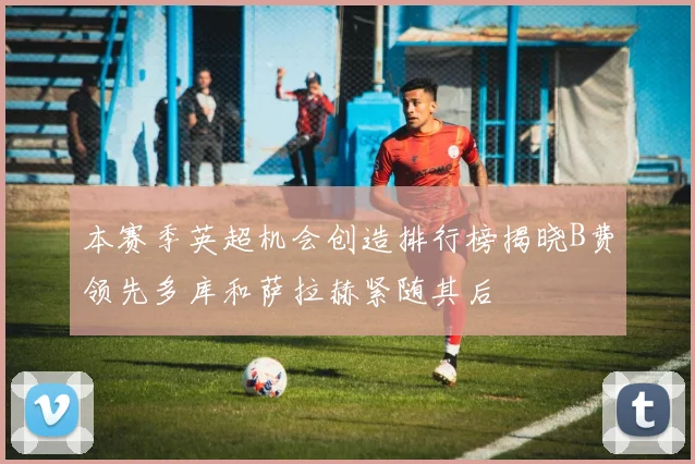本赛季英超机会创造排行榜揭晓B费领先多库和萨拉赫紧随其后